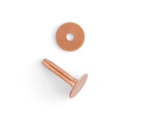 Set nituri cu saibe din cupru pielarie Tandy Leather, 13 mm