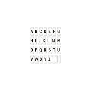 Set sabloane vopsire litere si cifre 0-9 / A-Z, de 5 -30 cm inaltime caracter. - Img 11