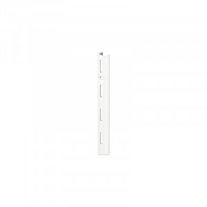 Sina simpla de perete Dolle Single Slot 1495mm, alba, pentru rafturi modulare - Img 2