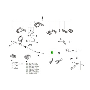 SKIL 3130974001, Carlig pentru masinile Skil compatibile cu sistemul EasyStorage - Img 3
