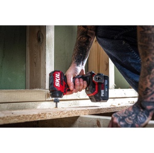 SKIL 3225 JA surubelnita cu impact cu acumulator Compact Brushless, cuplu 250 nm, set 6 biti + geanta de transport, doar corpul - Img 11