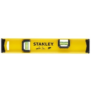 Stanley 0-42-072, Nivela basic I-Beam, 30cm, 2 fiole, precizie de 2mm/m - Img 1
