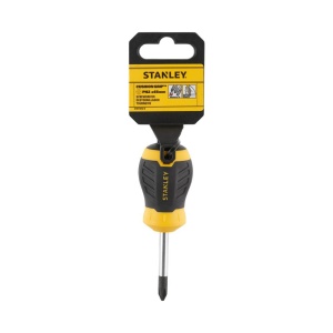 Stanley STHT16157-0, surubelnita Stubby scurta Cushion Grip cu varful cruce PH2 si lungimea tijei de 45mm, PH2x45 - Img 3