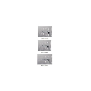 SU4 Set 25 carlige metalice, 50 mm, 100 mm, 200 mm