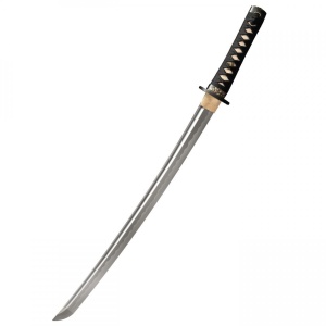 Tanto japonez Cold Steel O Tanto Warrior Series CS-88BT, lama din otel carbon 1060, teaca din lemn lacuit - Img 3