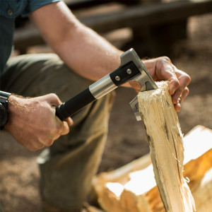 Topor camping SOG Camp Axe, otel inoxidabil 2Cr13, muchie 79 mm - Img 8