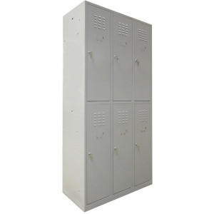 Vestiar metalic cusetat 3x2 cusete "MAXI",889x450x1800 mm - Img 2