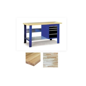 1500-7 Banc de lucru 1500mm cu blat din lemn fag multistrat - Img 1