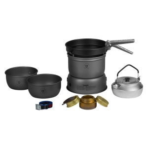 150274 27-4 HA Set serie 27 ALUMINU ANODIZAT , pentru gatit in camping, Trangia