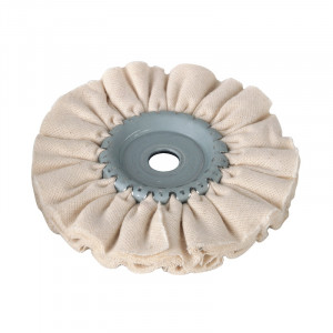 2132000 Disc lustruire/polisare din panza, diam 85mm, ax, diam 10mm, Wolfcraft - Img 2