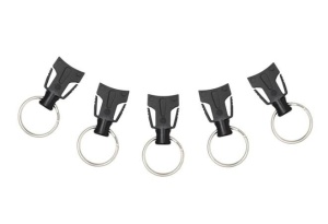 5 piese terminale interschimbabile cu inel de chei pentru art. 3971L, Quik-Connect Key-Bak