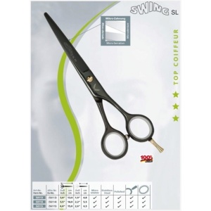 55811 Foarfeca pentru frizerie/coafura,Swing Sl, Kretzer - Img 1