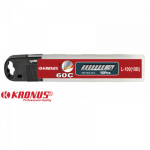 7556.1 C60 Set 10 lame cutter segmentate 18 mm, KRONUS - Img 2