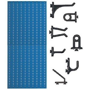 AB1 Panou profesional vertical albastru, 500x1000 mm cu set 20 carlige plastic
