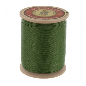 Ata de cusut piele din in cerat Fil Au Chinois WAX LINEN RETORS N°40 0,50 mm x 25 ml - Img 3