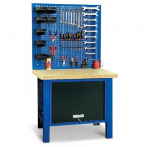 Banc de lucru 1000mm cu blat din lemn de fag - Img 2