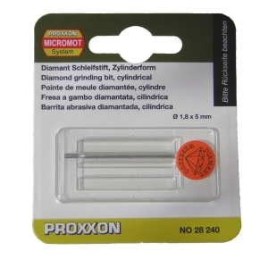 Biax diamantat cilindric, Proxxon 28240, 1.8mm - Img 8