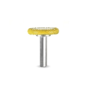 Biax sculptura lemn SABURR - Cap forma disc 1" X 1/4" - Img 2