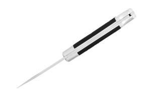 Briceag automat de vanatoare Buck 112 Auto Elite 0112BKSA-B, otel S30V, maner G10 si nichel argintat, Lockback - Img 2