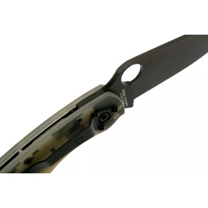 Briceag Military™ Model G-10 Digital Camo / lama neagra, Spyderco - Img 5