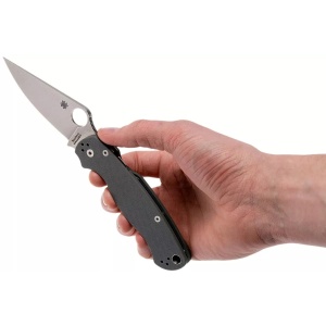 Briceag Para Military™ 2 G-10 Dark Gray Maxamet, Spyderco - Img 7