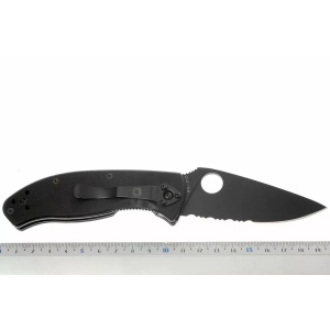 Briceag Tenacious™ G-10 negru / lama neagra, Spyderco - Img 7