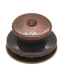 Buton superior cupru vintage pentru sisteme de fixare LOXX - Img 1