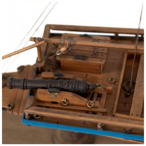 Canoniera suedeza 1775, Navomodel Amati, Lungime 34.5 cm - Img 5