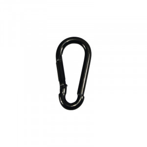 Carabinieră simplă Posamo 100x10 mm, oțel zincat negru - Img 2