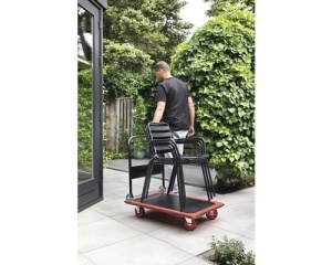 Carucior cu platforma pliabil Cargo Point max. 250kg, H 860mm, din otel - Img 2