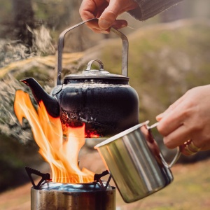 Ceainic pentru foc de tabara Stabilotherm Kaffepanna 1L din otel inoxidabil - Img 10