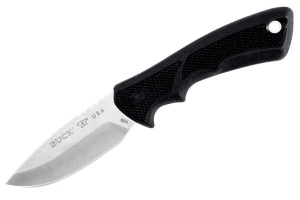 Cutit de vanatoare Buck 684 BuckLite MAX II Small 0684BKS-B, lama 8.3 cm, otel 420HC, maner cauciuc, teaca inclusa