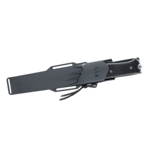 Cutit Fallkniven A1x Survival Knife Lam. CoS Satin Finish Lama 161 mm Otel Laminat Cobalt Special - Img 14