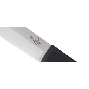 Cutit Fallkniven S1 Forest Knife Lam. VG7 Satin Finish - Lama 130 mm, Otel Laminat VG7, Maner Thermorun, Teaca Piele - Img 5