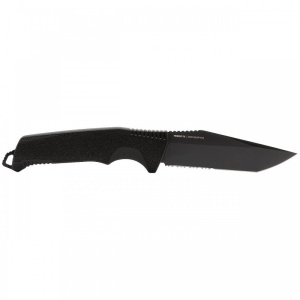 Cutit lama fixa SOG Trident FX - Serrated - Blackout - Img 3