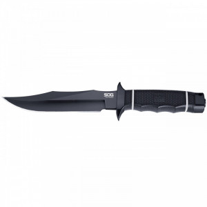 Cutit neck knife SOG Instinct Mini G10 Satin, otel 5Cr15MoV, lama Drop Point 48 mm - Img 3