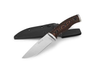 Cutit outdoor Buck 853 Small Selkirk 0853BRS-B, lama 10.2 cm, otel 420HC, maner Micarta, teaca inclusa - Img 2