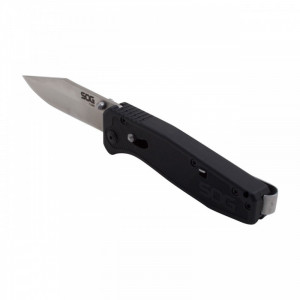 Cutit pliabil SOG Flare FLA1001-CP, lama Clip Point 8Cr13MoV Satin, deschidere asistata S.A.T., Arc Lock, maner GRN, EDC - Img 9