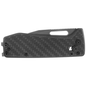 Cutit pliabil SOG Ultra XR Graphite 12-63-01-57, lama Clip Point CPM S35VN TiNi Graphite, XR Lock, Thumb Stud, maner Carbon Fiber, EDC Ultra Lightweight - Img 7
