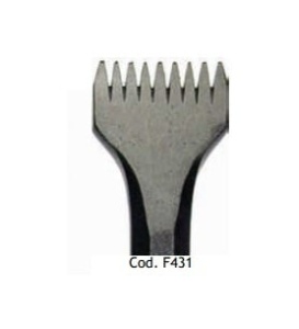 Dalta sculptura piatra pentru ciocan pneumatic 9 dinti , 12.5 mm, Milani Utensili