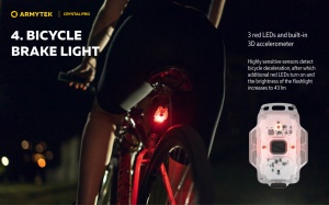 F07101G Lanterna breloc Crystal PRO Gri, Armytek - Img 3
