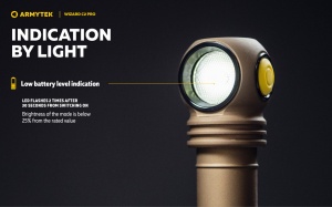 F08701CS Lanterna Wizard C2 Pro Magnet USB Sand - lumina alba, Armytek - Img 15
