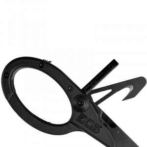 Foarfeca multifunctionala SOG ParaShears Black, 11 functii, Compound Leverage, foarfeca medicala de salvare cu husa nylon - Img 8