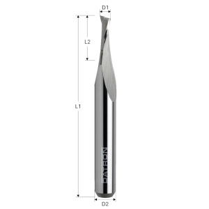 Freza cu 2 caneluri, Datron 0068862, 2.0x6x6.0mm - Img 2