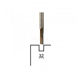 Freza pentru canelat, 4.3mm, Proxxon 29026 - Img 4