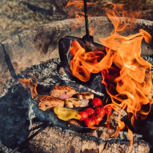Gratar din fonta pentru foc de tabara Stabilotherm Grilljarn - Img 4