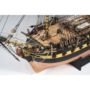 HMS Vanguard, 1787- nava de lupta cu 74 de tunuri, Navomodel Victory Models, Scara 1:72 - Lungime 117cm - Img 13