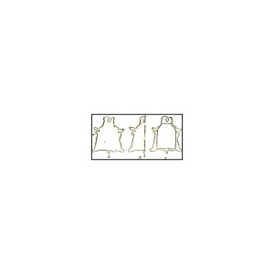 Jumatate canat piele de BIVOL NEGRU tabacita vegetal 5-6 mm grosime. - Img 4