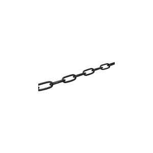 Lanț sudat cu zale lungi, Ø8 mm, 10m, oțel zincat negru - Img 1