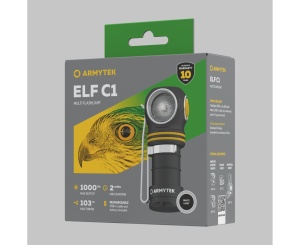Lanterna frontala Armytek Elf C1 USB-C PCB Warm 930 lm cu acumulator 18350 inclus - Img 6